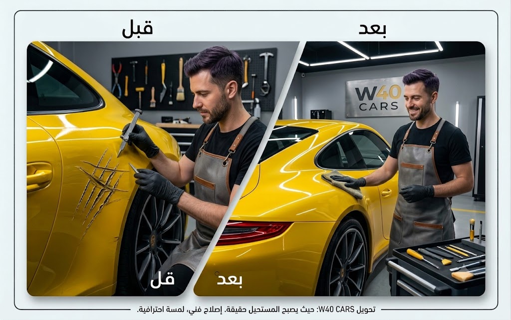 هل كل خبطات السيارات تصلح بالإصلاح بدون دهان (PDR)؟